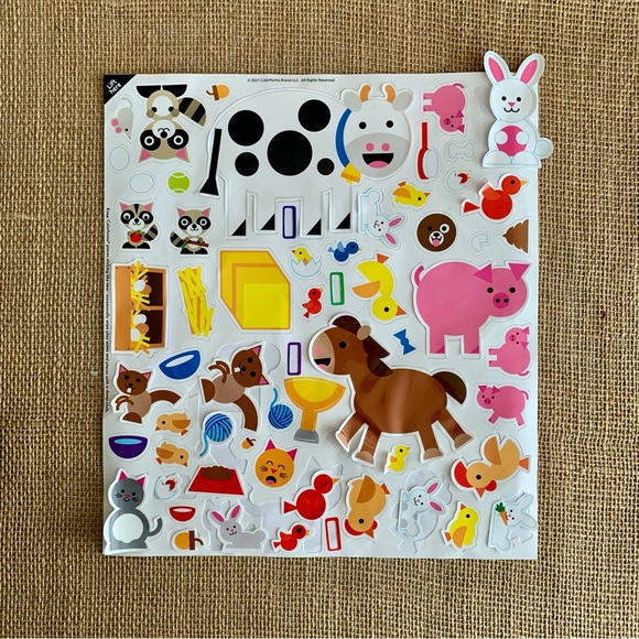 COLORFORMS Farm Picture Playset w/ Repositional Pieces for Story Fun Ages 3+ - Picture 11 of 14